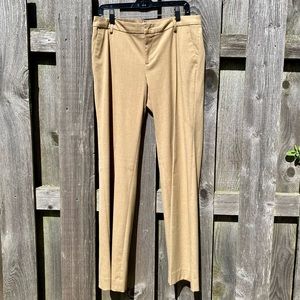 Beige Wide Leg Trouser